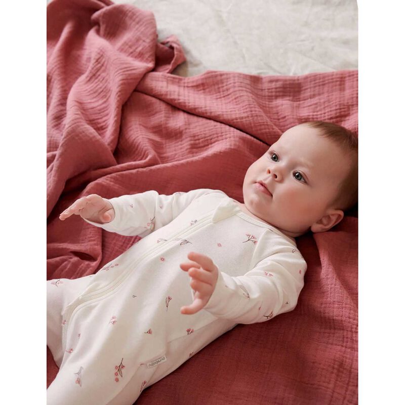 Purebaby 2 Pack Zip Growsuit image number 6